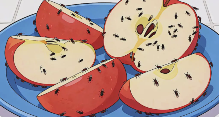 Mouches dans la maison